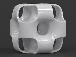 Ported Cube Sculpture 3d Print Model Art Cube 3d Printing Shapeways 3d Printing