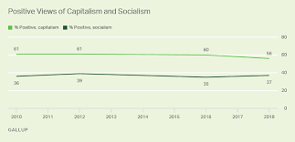 democrats more positive about socialism than capitalism