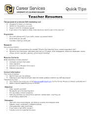 It is the sum and substance of your education and work history indicating a particular career direction. Resume Format For Teaching Job Templates At Allbusinesstemplates Com
