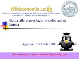 Ppt Guida Alla Presentazione Della Tesi Di Laurea Powerpoint Presentation Id 3053273