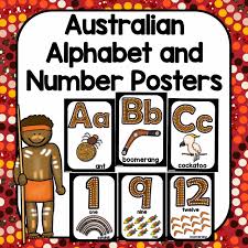 Australian Aboriginal Alphabet And Number Posters Aboriginal Art For Kids Aboriginal Art Symbols Aboriginal Symbols