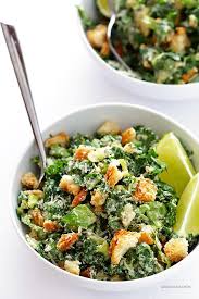 Kale Caesar Salad Gimme Some Oven Recipe Caesar Salad Recipe Ceasar Salad Kale Caesar Salad