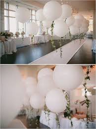 16 Romantic Wedding Decoration Ideas With Balloons Oh Best Day Ever Wedding Balloons Engagement Party Decorations Wedding Decorations