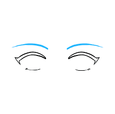 How to draw closed closing squinted anime eyes animeoutline. How To Draw Anime Eyes