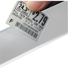 hubert white plastic covered face double wire label holder 29 1 2 l x 1 1 4 h hubert white plastic covered face double wire label holder 29 1 2 l x 1 1 4 h