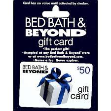 Bed bath & beyond inc. Bed Bath Beyond Gift Card 50 Gift Cards Sun Fresh