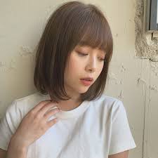 2020年最新 切りっぱなしボブが似合う条件を前髪ありなしから診断 hair モテ ボブ ヘアスタイリング ヘアスタイル ボブ