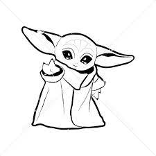 So, that's why we asked illustrator martin gee to help us make an unofficial baby yoda coloring. Super Cute Yoda Coloring Pages Baby Yoda Coloring Pages Coloring Pages For Kids And Adults