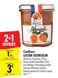 Offre Confiture Lucien Georgelin 2 1 Offert Chez Carrefour
