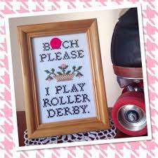 This will open the the pattern in a new window. Roller Derby Subversive Sassy Finished Cross Stitch Picture Etsy Cross Stitch Pictures Cross Stitch Diy Cross Stitch