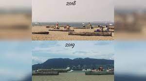 A correctly installed and working smoke alarm can save lives and properties by alerting you to the risk of a fire. Here S The Smoke In Vancouver Last Year Vs This Year Photo