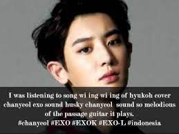Semangat yang dicurahkan dengan sepenuh hati dalam pekerjaan. Chanyeol Exo 151002 Wi Ing Wi Ing Of Hyukoh Cover Chanyeol Exo Youtube