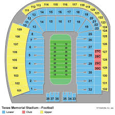 Dkr Texas Memorial Stadium Section 103 Rateyourseats Dkr
