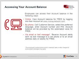See the fee schedule and transaction limit schedule for the money network®. Welcome To The Money Network Visa Pay Distribution Program Ppt Download