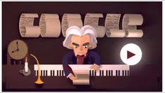Escuela Infantil Castillo De Blanca Beethoven Doodles De Google Logotipo De Google Doodle