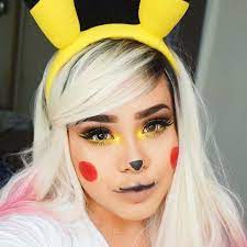Pretty Pikachu Halloween Makeup Halloween Makeup Pretty Halloween Makeup Diy Halloween Makeup Looks