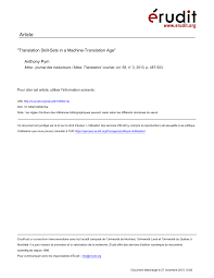 Ministrul educatiei, sorin cimpeanu, anunta ca orele de recuperare a materiei nu se pot face online si ca acestea se vor desfasura de indata ce elevii revin in bancile recuperare materiei se face prin devotamentul cadrelor didactice. Pdf Translation Skill Sets In A Machine Translation Age