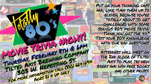 Built by trivia lovers for trivia lovers, this free online trivia game will test your ability to separate fact from fiction. Totally 80 S Trivia Night Thursday February 8 2018 6 00 Pm Lapeer District Library Localhop