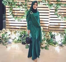 Model baju gamis brokat pesta model duyung terbaru saharae pilihan warna : 100 Model Gamis Pesta Brokat Mewah Modern Terbaru 2019 Wikipie Co Id
