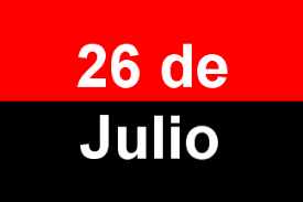 Nació entre las jornadas de la preparación combativa por los hechos del 26 de julio de 1953. Cuba Political Flags Part I