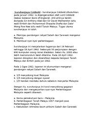 Puluh kali perjumpaan di tiga puluh lima tempat (dua puluh tempat di. Suruhanjaya Cobbold