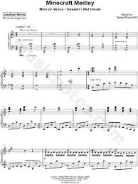 Jonathan Morris Minecraft Medley Sheet Music Piano Solo In C Major Download Print Sku Mn0199595