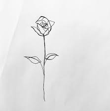 Gingerjoetattoo Linea Continua Rosa Tattooideen Continua Gingerjoetattoo Linea Rosa Tattooideen Continuous Line Tattoo Rose Tattoos Tattoos