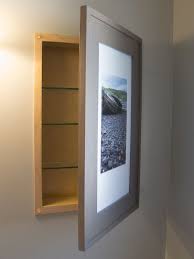 Adding framing to accommodate this is a rather involved job. Customer Photos Testimonial Reviews For The World S Only Recessed Medicine Cabinet Recessed Medicine Cabinet Medicine Cabinet Ideas Mirror Woodworking Plans