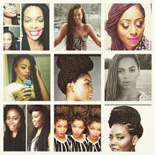 Box Braids Style Collage Braid Styles Box Braids Styling Box Braids