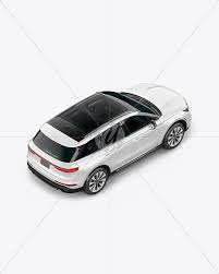 Download Crossover Suv Mockup Back View In Vehicle Mockups On Yellow Images Object Mockups PSD Mockup Templates