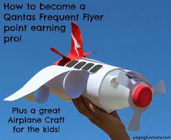 How To Become A Qantas Frequent Flyer Point Earning Pro - Plus A Great  Airplane Craft For The Kids!