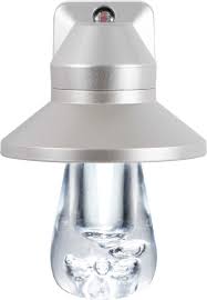 Ge Vintage Led Night Light Plug In Dusk To Dawn Silver Hood 41417 Walmart Com Walmart Com