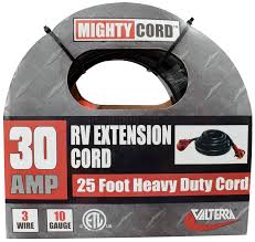 30A Extension Cord w/Hdl, 25', Red, Boxed