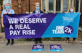 Govt should support 'proud but beleaguered' health service. All Nhs Staff Deserve A Real Pay Rise Online Rally Events Unison South East