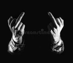 Amaretto leans more of a rosy pink than a rosy nude, but warm & fudgy is a perfect outer corner shade that makes a nice grunge look. Angry Man Hand With Middle Fingers On Black Background Concept Of Hatred Dislike Discontent Stock Image Image Of Finger Gesture 89017173