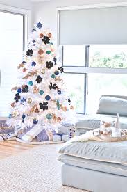 A bit of touch of christmas colours in your bedroom will make you feel the spirit. Our New White Christmas Tree A House Full Of Sunshine