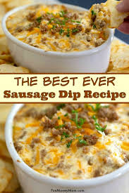 Sausage Dip With Cream Cheese And Cheddar Recipe Sausage Dip Hot Cheese Dips Hot Cheese
