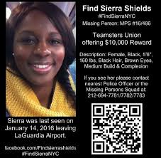 If you know Sierra, you know she is always the life of the party. Sierra  has a strong love of God, a humble grace, and a servant's heart. Sierra has  been missing