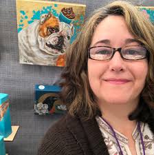 The Elf is at the easel once again!