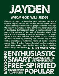 What does the name benjamin mean. Jayden Personalized Name Print Typography Print Detailed Name Definitions Numerology Calculated Destiny Traits Educ Names With Meaning Names Baby Names