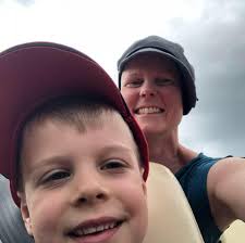 Dinosaur costume with 'get away' phrase