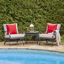 Allen Roth Earl Crest 3 Piece Conversation Set Lowe S Canada Patio Furniture Cushions Patio Furniture Allen Roth Patio Furniture