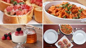 Cooks in just a few minutes. 3 Course Italian Dinner Youtube