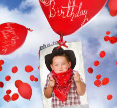Get latest birthday hd images for bday wishes of friends, family, lover, girlfriend, boyfriend, sir, madam,boss, brother, sister select any card from following list and edit happy birthday card with your name free. Birthday Card With Flying Balloons Printable Photo Template