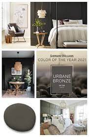 As you can see from the beautiful photo above, urbane bronze works well to pull in black and brown decor, giving everything a very soft look, despite. 2021 Colors Of The Year