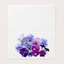 Blue Pansy Flowers Floral Spring Pansies Card Blue Gifts Style Giftidea Diy Cyo Pansy Gift Flower Art Birthday Gifts For Girls