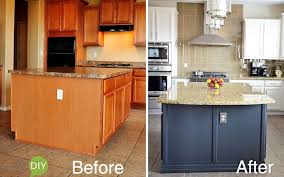 How to make a pint glass display shelf. We Gave Our Kitchen Island A Custom Look We Speak Diy