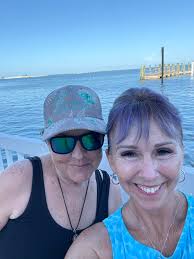 Hey Larissa! I had the opportunity to practice yoga this morning with the  dolphins AND your cousin Cathleen! 💜