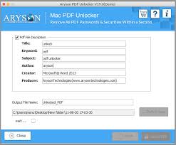 Nov 01, 2021 · free download pdf unlock online 100 mb files at software informer. Mac Pdf Password Unlocker Tool To Unlock A Secured Pdf File On Macos