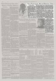 Detailed | list | gallery. Sam Peckinpah Movie Director Dies The New York Times